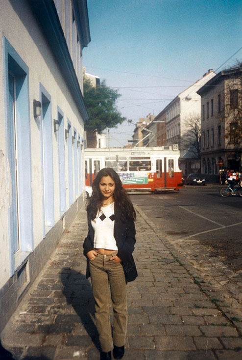 Barka Emini in der Leebgasse im 10. Bezirk in Wien, 1999