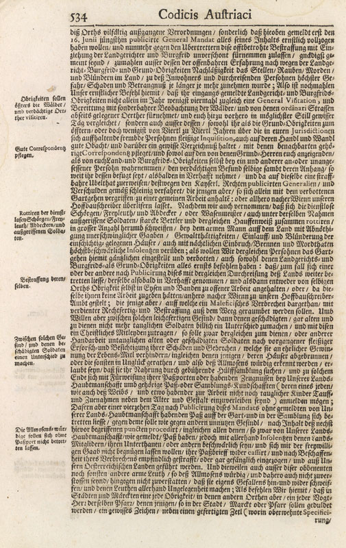 Â»Zigeiner AuÃŸrottungÂ«, 15. JÃ¤nner 1655